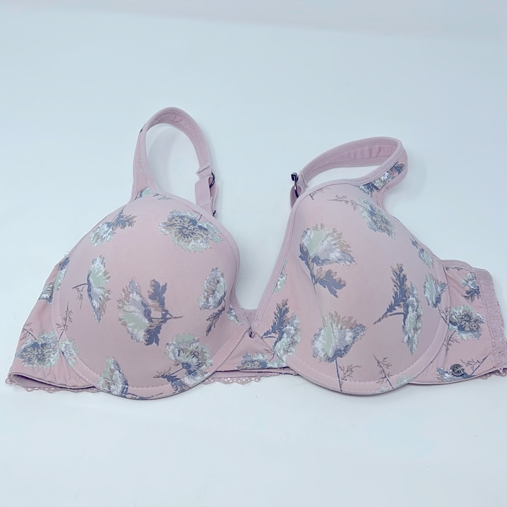 Lucky Brand Pink Floral Bra Size 40C Excellent Condition